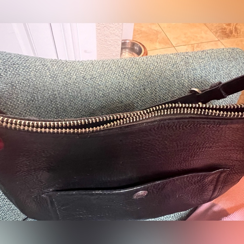 Coach Chelsea Black Leather hobo Shoulder Bag - Picture 7 of 8